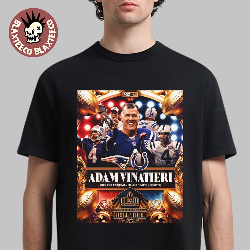 Adam Vinatieri NFL 2026 Pro Football Hall Of Fame Inductee Premium T-Shirt