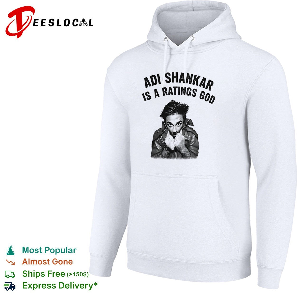 Adi Shankar is a ratings god portrait shirt