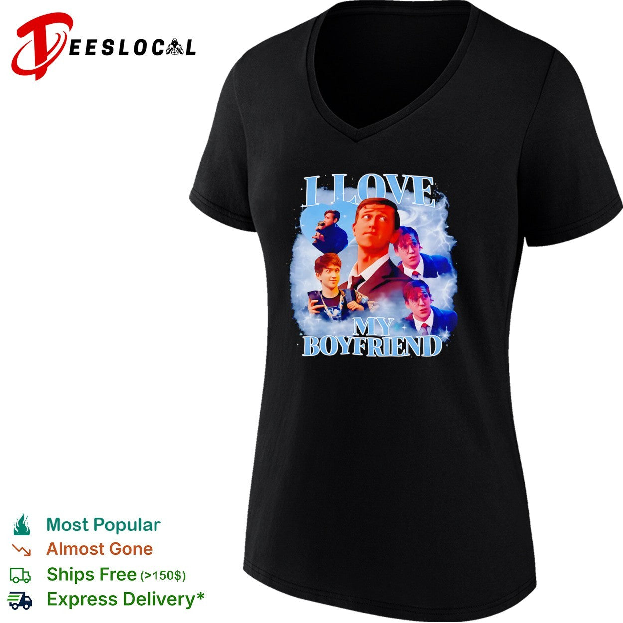 Aidan Gallagher The Umbrella Academy I Love My Boyfriend shirt