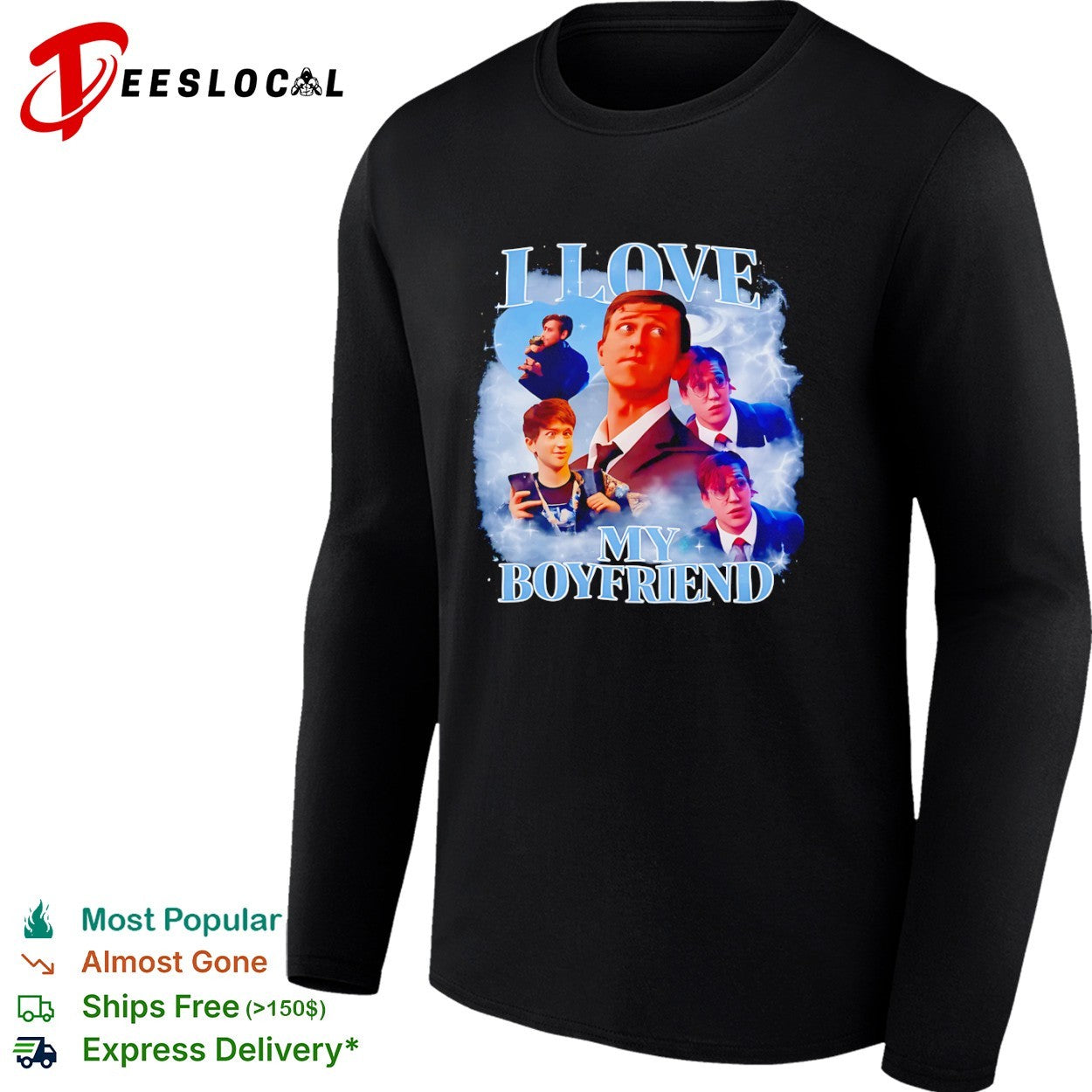 Aidan Gallagher The Umbrella Academy I Love My Boyfriend shirt