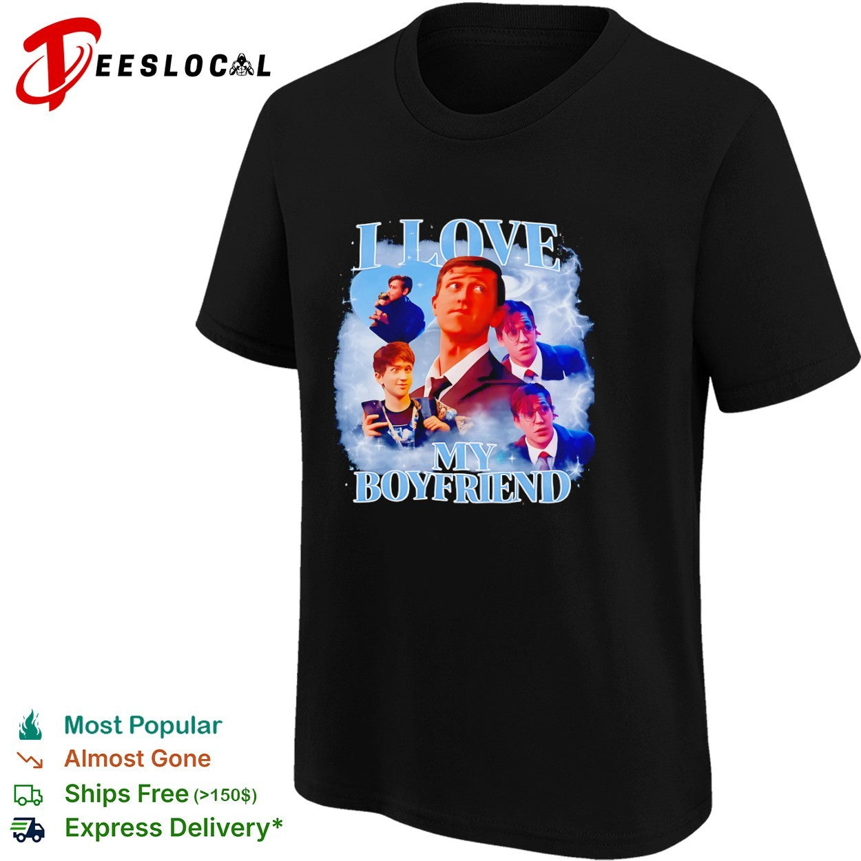 Aidan Gallagher The Umbrella Academy I Love My Boyfriend shirt