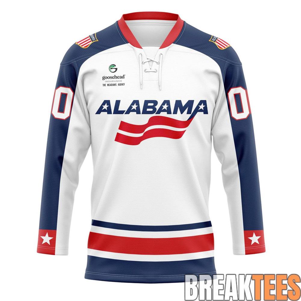 Alabama Crimson Tide Hockey 2026 Military Custom Hockey Jersey