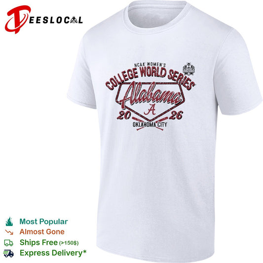 Alabama NCAA College World Series 2026 Oklahoma City Crimson Tide softball shirt