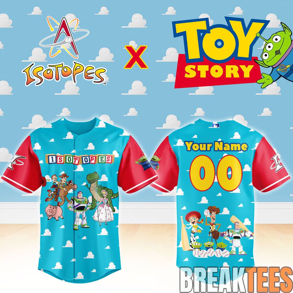 Albuquerque Isotopes x Toy Story Night Custom Baseball Jersey