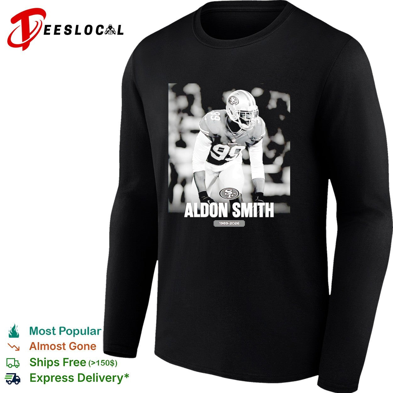 Aldon Smith San Francisco 49ers NFL 1989 2026 shirt