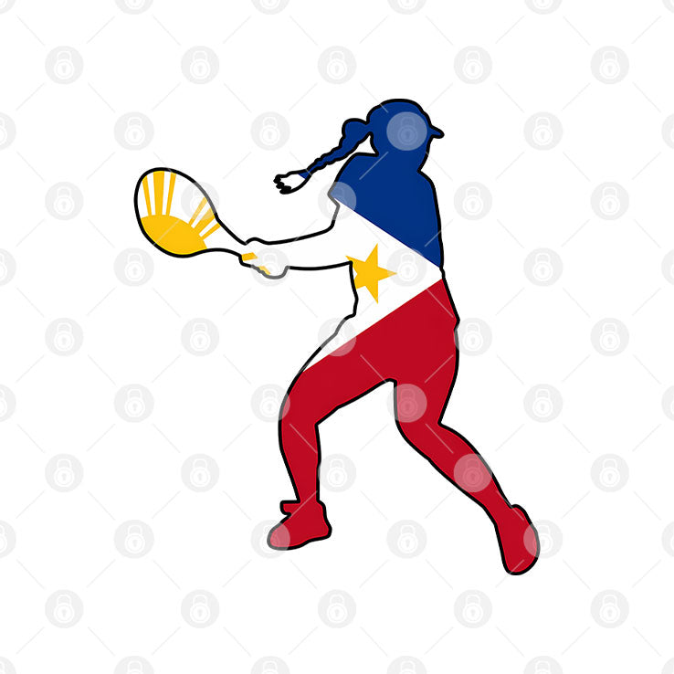 Alexandra Eala Tennis Philippines Flag T Shirt