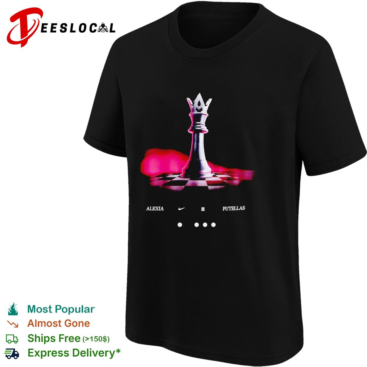 Alexia Putellas FC Barcelona Chess Queen shirt