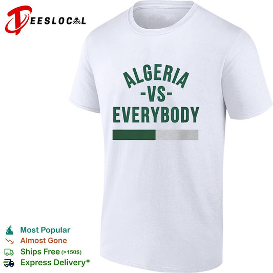 Algeria vs everybody flag soccer pride shirt