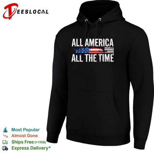 All America All the Time The Dan Bongino Show American Flag Patriotic shirt