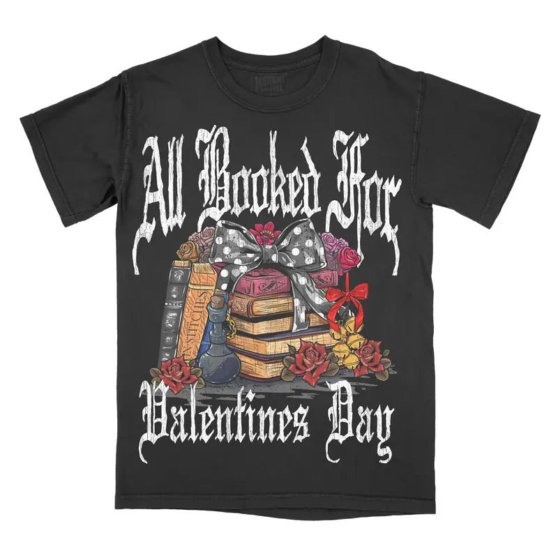 All Booked Comfort Colors Shirt Reader BookTok Top Bookish Dark Romance T-Shirts