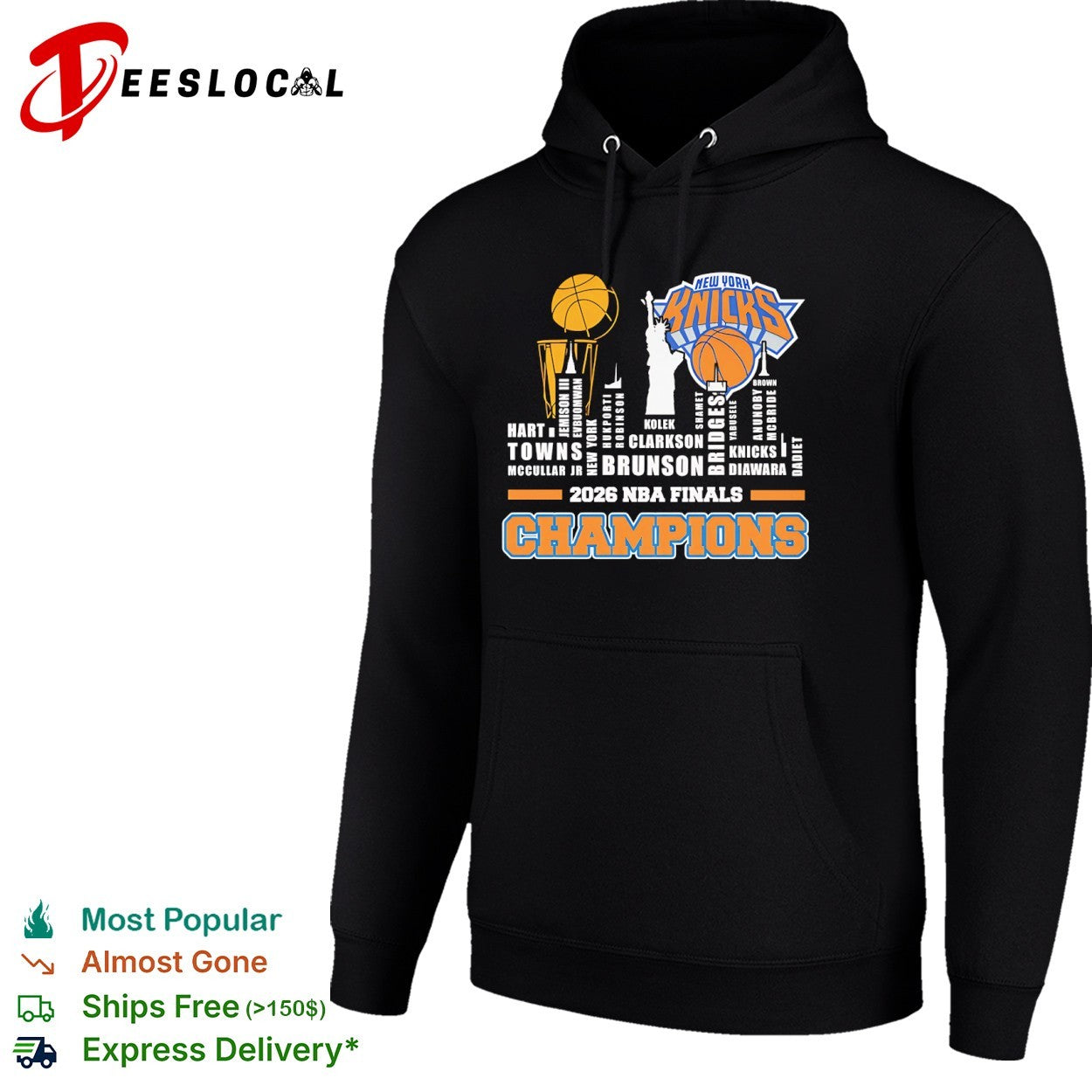 All name of legends city skyline New York Knicks 2026 NBA Finals Champions shirt