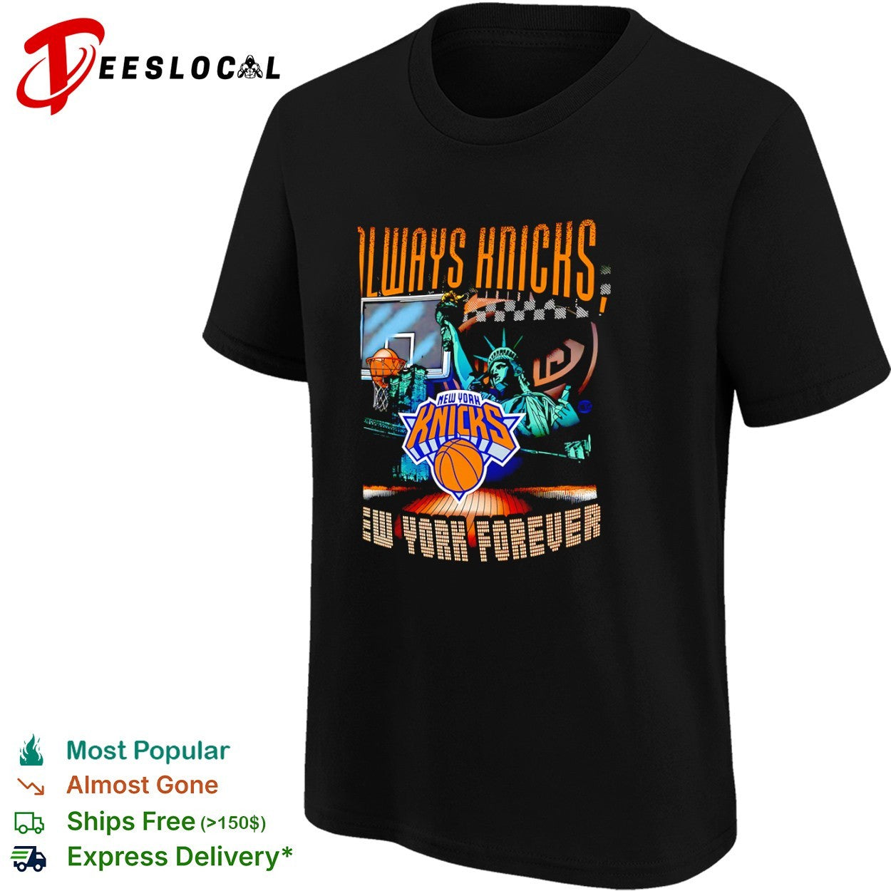 Always Knicks New York Forever New York Knicks basketball team logo shirt
