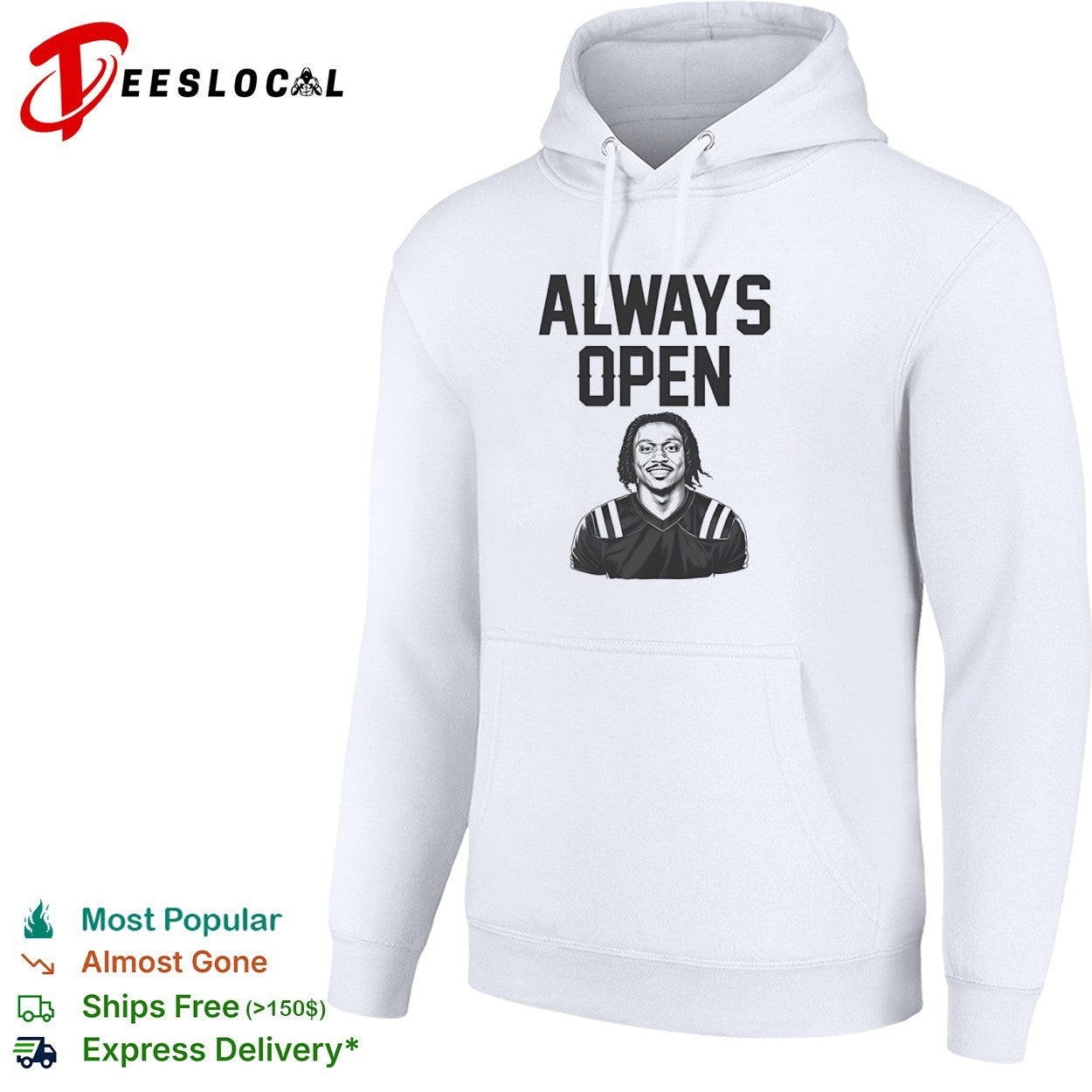 Always Open Stefon Diggs Houston Texans NFL Football Player Wide Receiver shirt