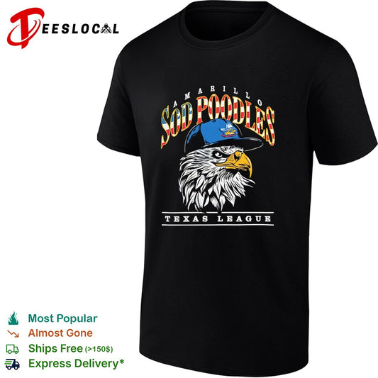 Amarillo Sod Poodles Texas League eagle shirt