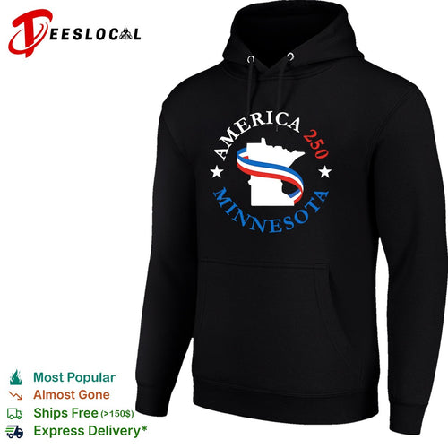 America 250 Minnesota State Outline Patriotic Ribbon shirt