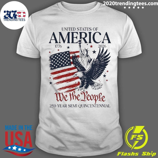 America 250 We The People United States Of America Flag 1776 2026 Shirt