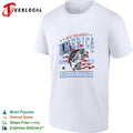 America Est 1972 heritage outdoor fishing bass patriotic graphic shirt