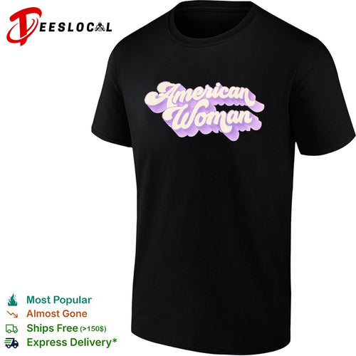 American Woman Retro 1970s Music Rock Band Classic Rock Song Shirt