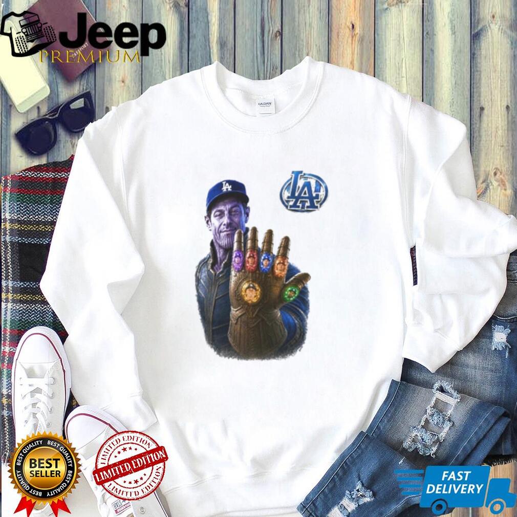 Andrew Friedman Dodgers Infinity Gauntlet shirt