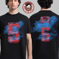 Angel Reese Living the Dream 5s Blue Splash T-Shirt