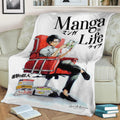 Anime Attack on Titan Levi Fleece Throw Blanket