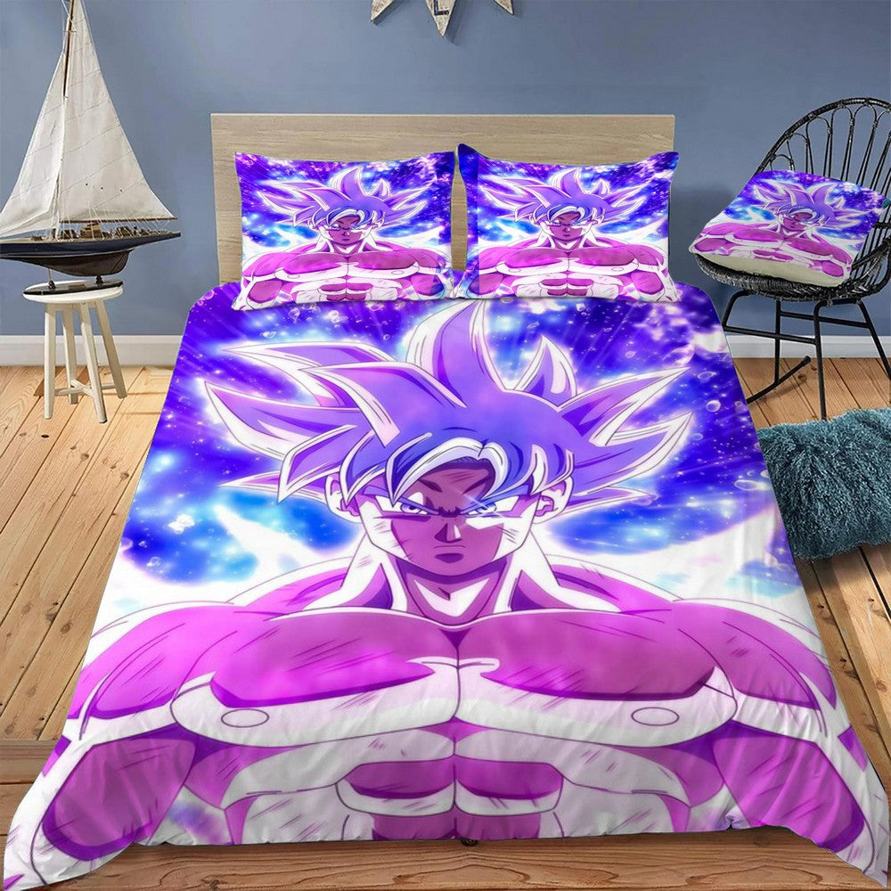 Anime Dragonball Son Goku Bedding Set (Duvet Cover & Pillow Shams)