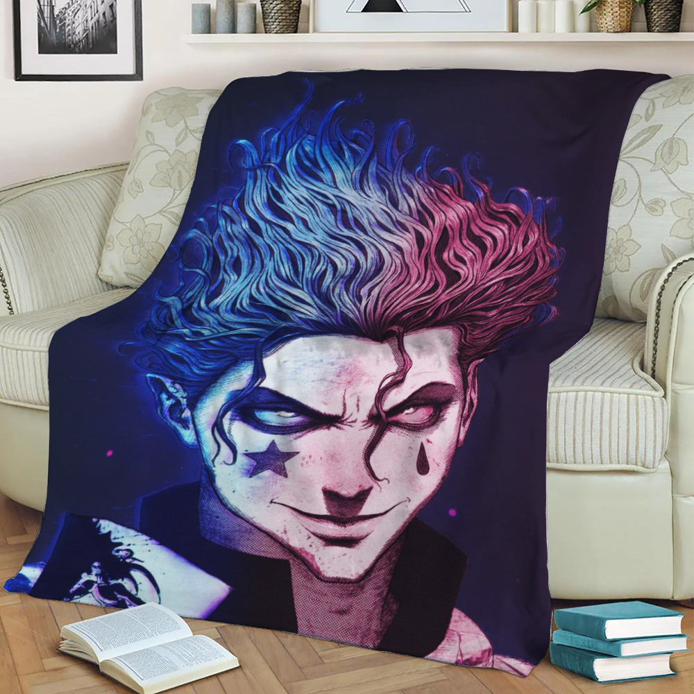 Anime HunterxHunter Hisoka Fleece Throw Blanket