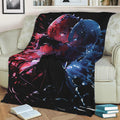Anime ReZero Ram and Rem Fleece Throw Blanket