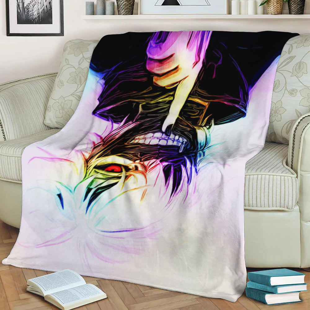 Anime Tokyo Ghoul Kaneki Fleece Throw Blanket
