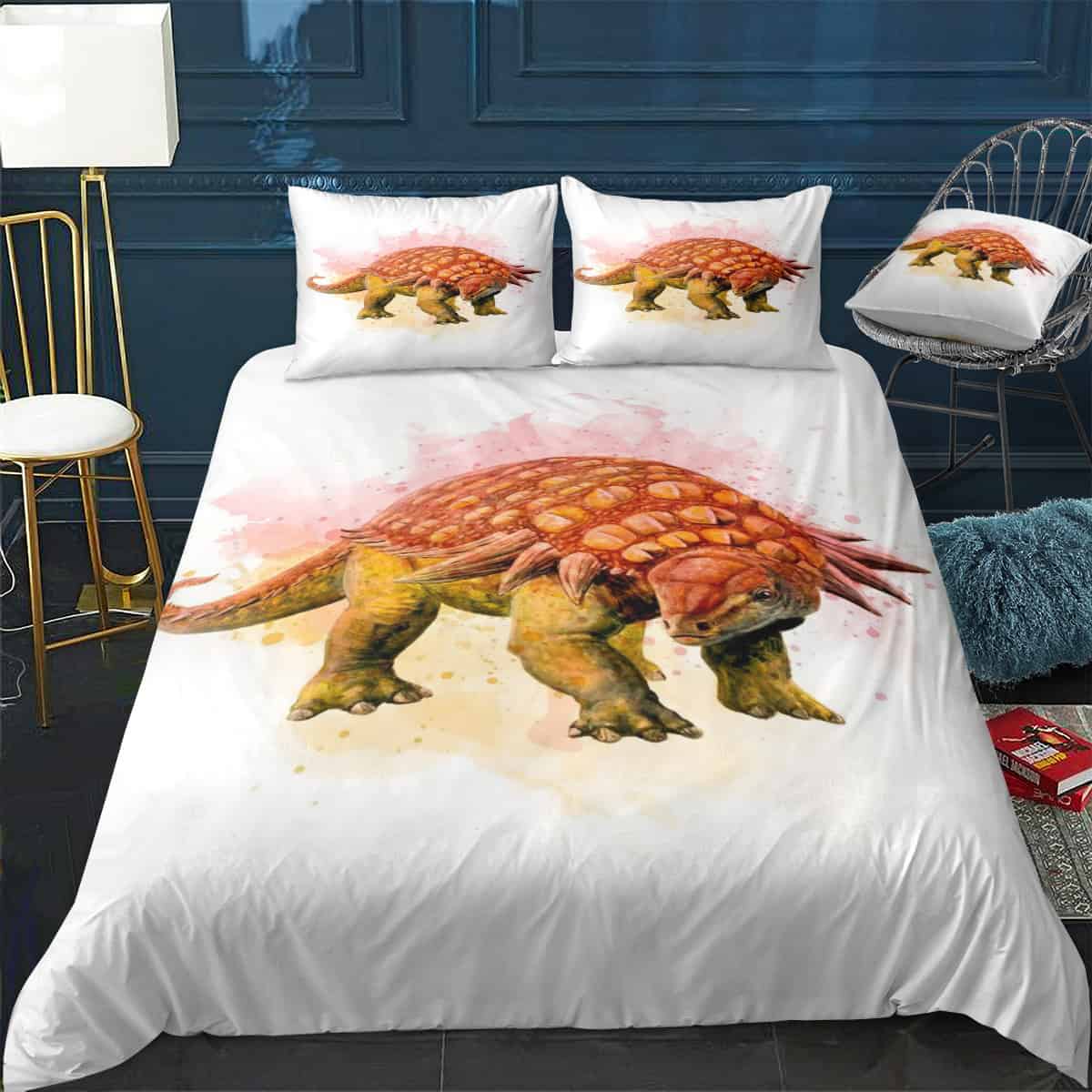 Ankylosaurus dinosaur Bedding Set (Duvet Cover & Pillow Shams)