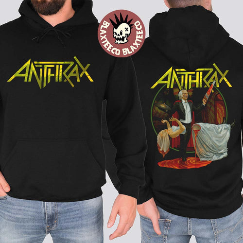 Anthrax Cursum Perficio Album Cover Two Sided Hoodie
