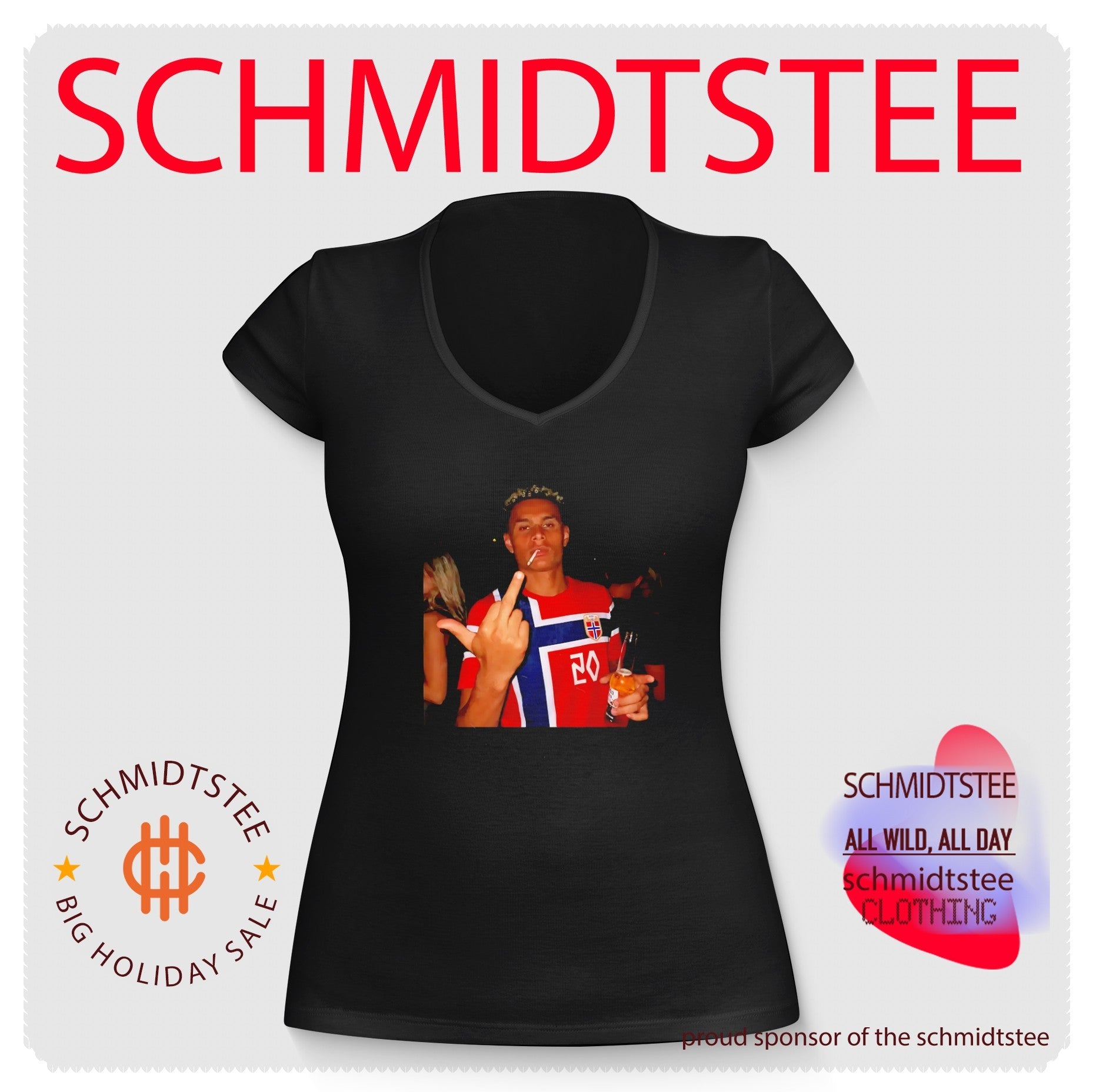 Antonio Nusa Norway National Football Team middle finger shirt