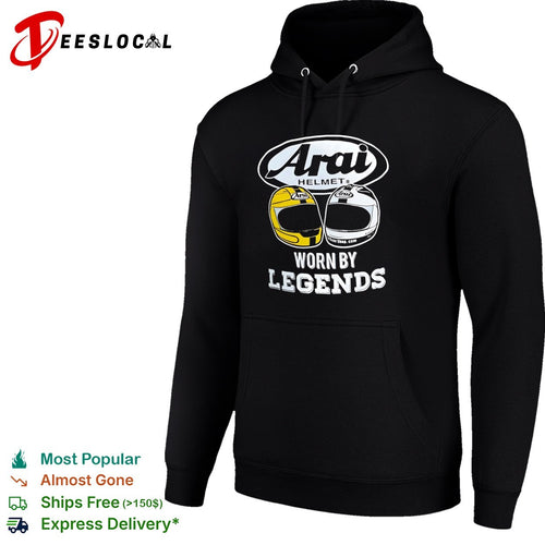 Arai Helmet Worn by Legends Motorsport Racing shirt