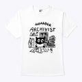 Archivist Not Hoarder Cat Bookworm Librarian T Shirt