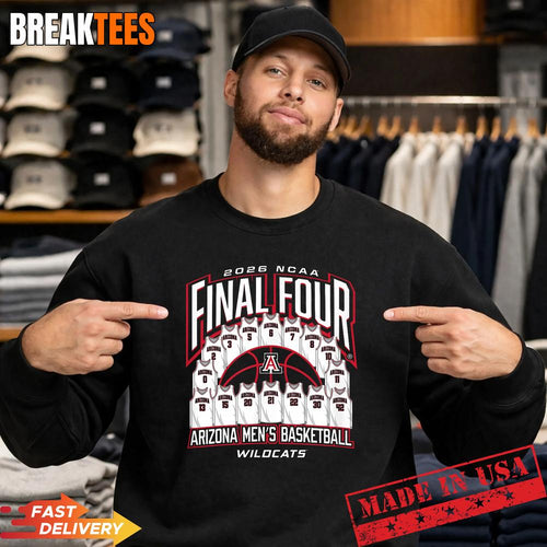 Arizona Men’s Basketball Final Four 2026 T-Shirt