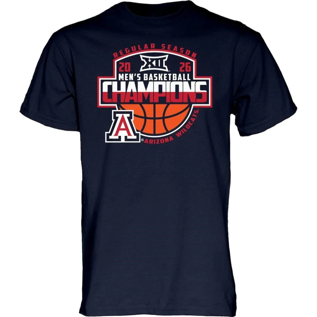 Arizona Wildcats 2026 Big 12 Men’s Basketball Regular Season Champions Shirt