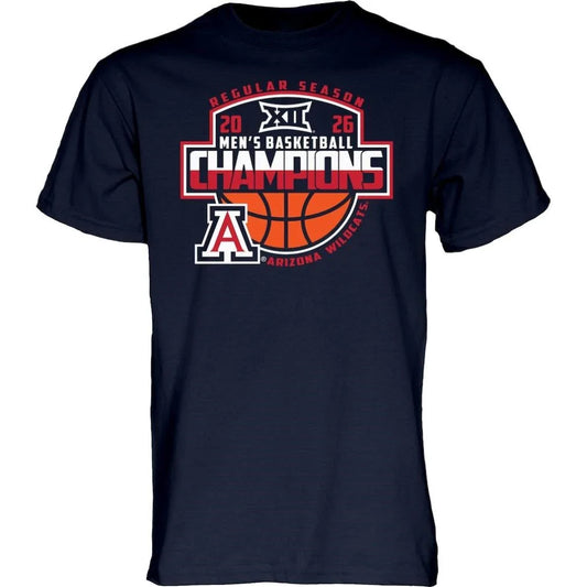 Arizona Wildcats 2026 Big 12 Men’s Basketball Regular Season Champions Shirt