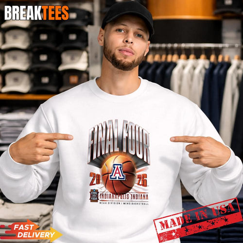 Arizona Wildcats 2026 NCAA Men’s Basketball Tournament March Madness Final Four Shirt