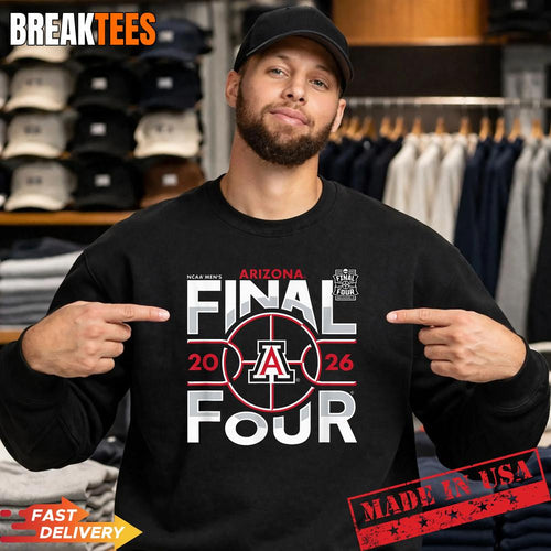 Arizona Wildcats Final Four 2026 Men’s March Madness Vibes T-Shirt