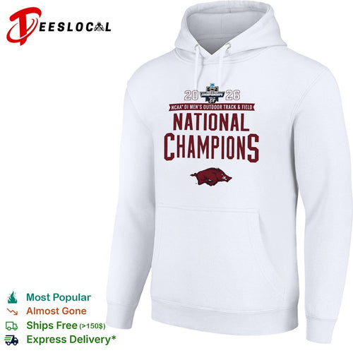 Arkansas Razorbacks 2026 NCAA DI Men’s Outdoor Track and Field National Champions shirt