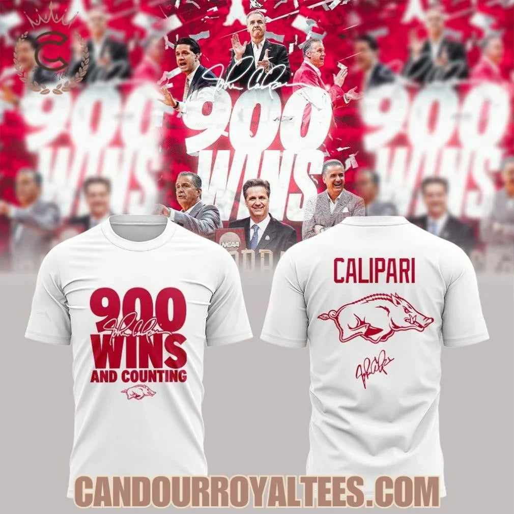 Arkansas Razorbacks Basketball Coach John Calipari 900 wins and counting Shirt