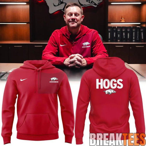 Arkansas Razorbacks Coach Ryan Silverfield Hoodie