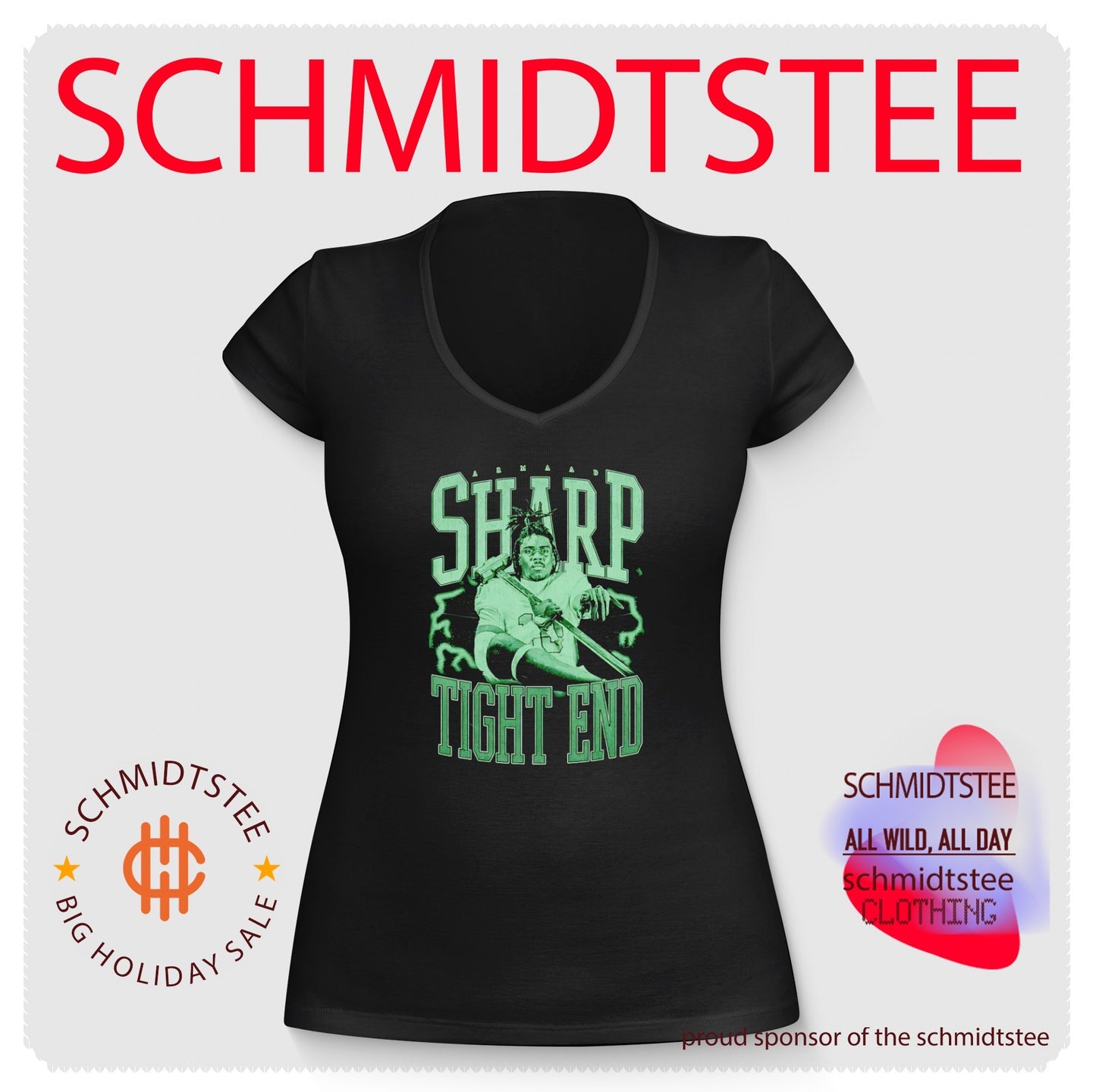 Armaad Sharp Tight End football athlete shirt
