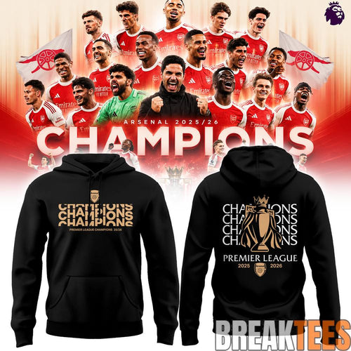 Arsenal 2025-26 EPL Champions Hoodie