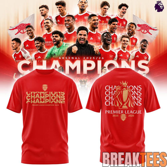 Arsenal 2025-26 EPL Champions Shirt