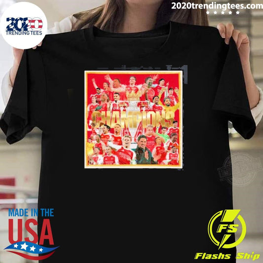Arsenal 2026 Premier League Champions Poster Shirt