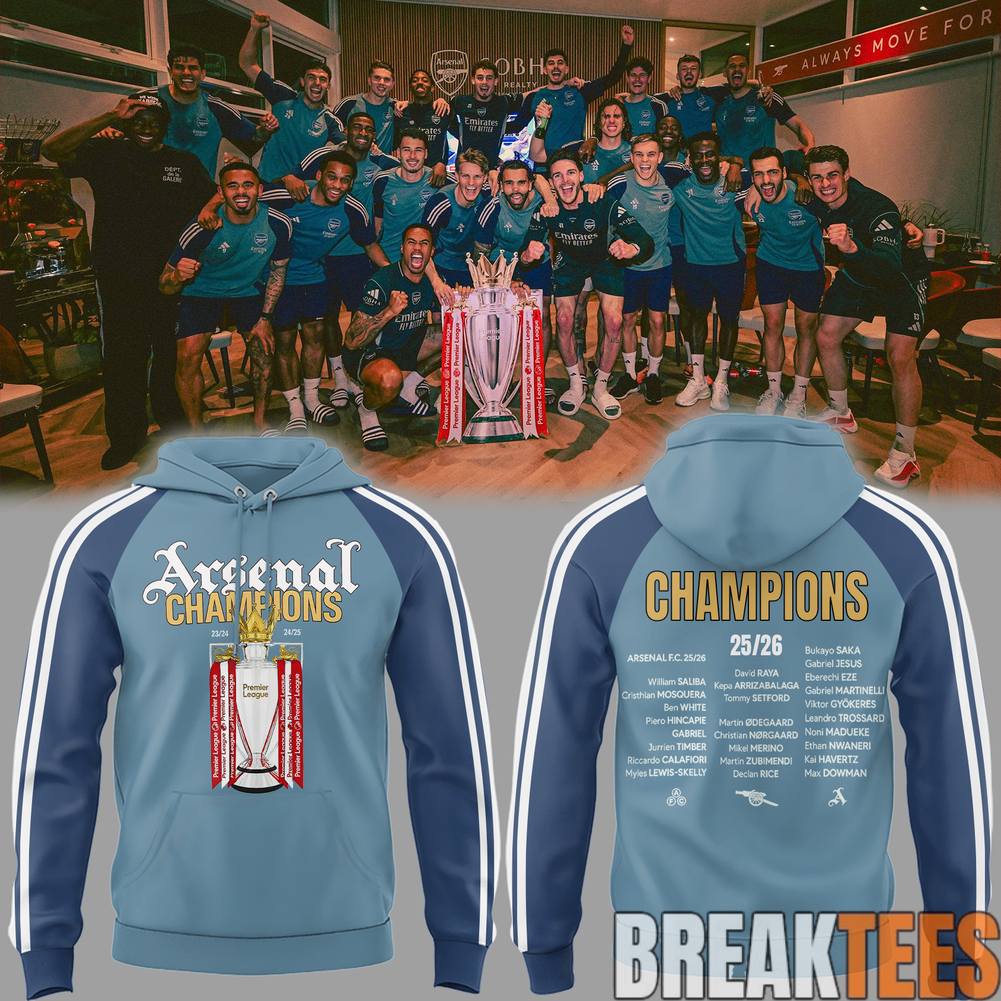 Arsenal Premier League Champions 25-26 ”Dream Team” Hoodie