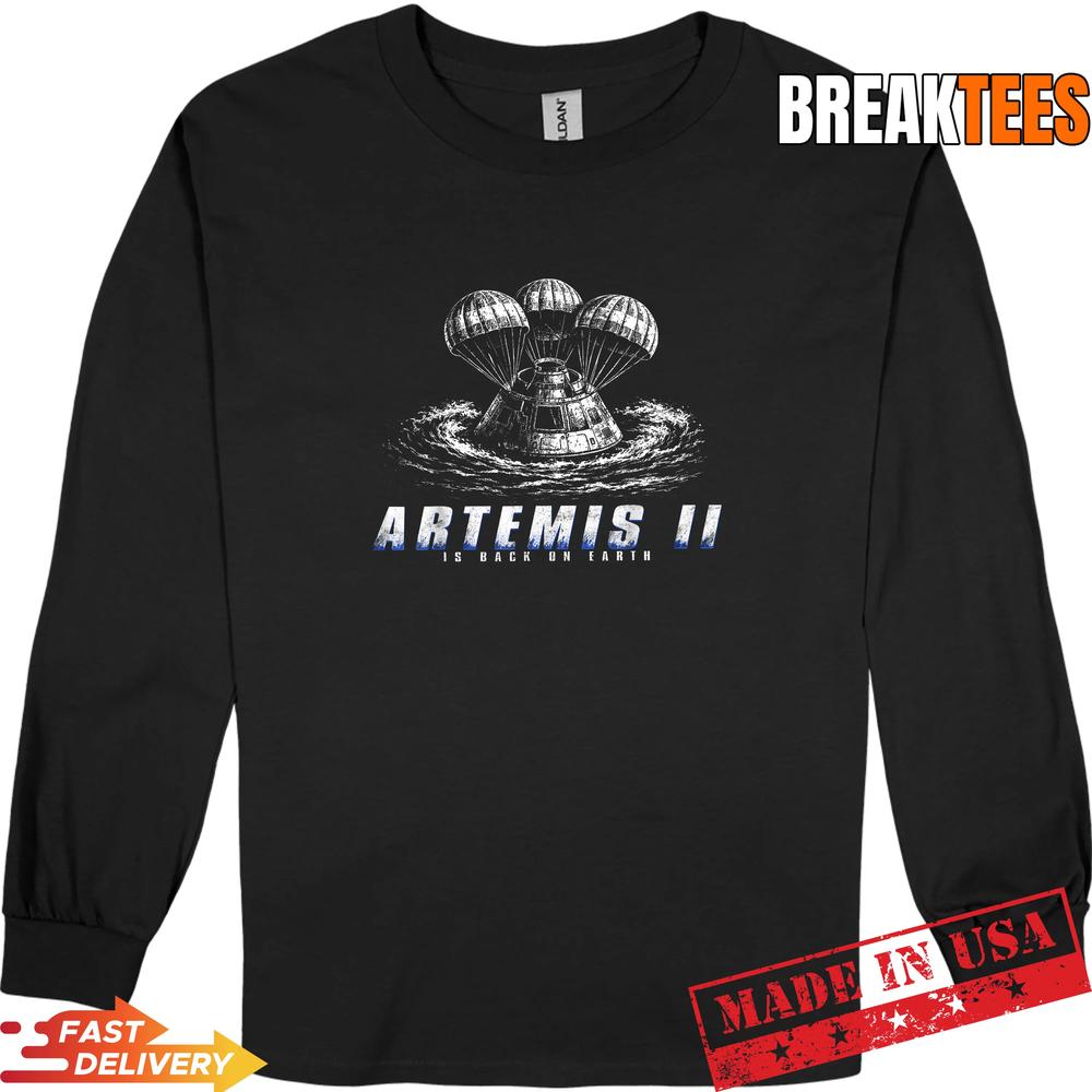Artemis II Back on Earth Moon 2026 Mission Return Shirt