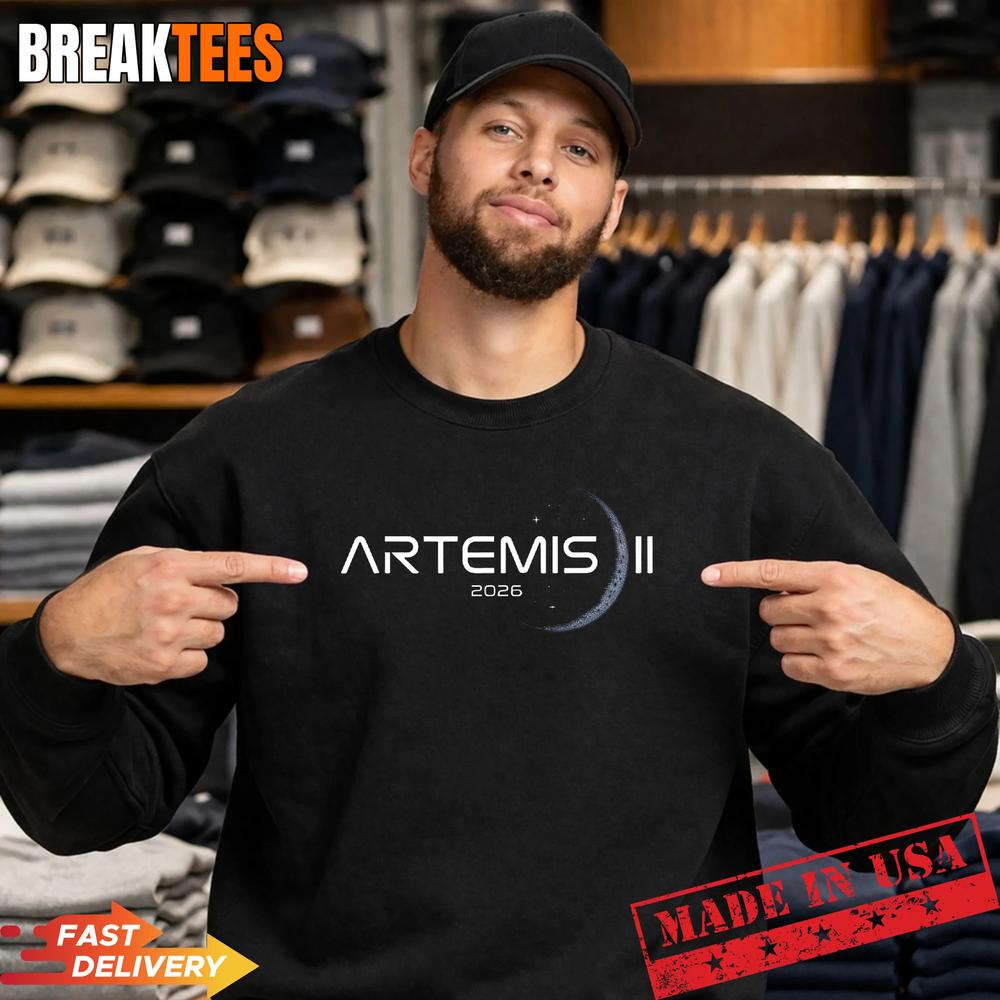 Artemis II Launch to The Moon Space Mission 2026 T-Shirt