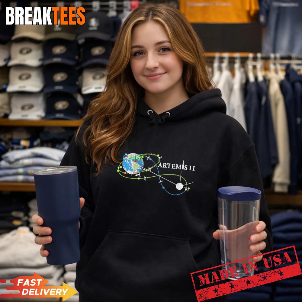 Artemis II Route Map T-Shirt
